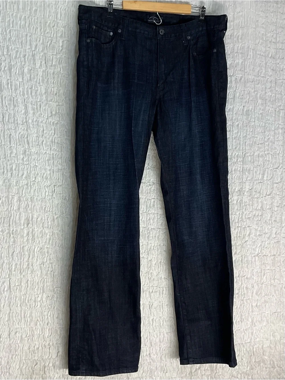 Lucky Brand 361 Vintage Straight Jeans Men’s 38x34 Dark Wash Stretch Denim